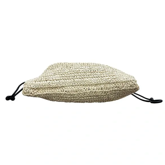 NWT COS Mini Woven Raffia Cavatelli Clutch Shoulder Bag - Picture 6 of 10